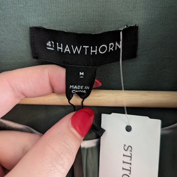 41 Hawthorne Olive Blazer - Picture 3 of 3